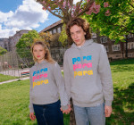 UNISEX Šedá mikina 3 PARA